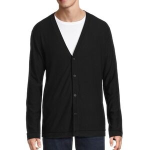 Rag & Bone Black Reid Knitted Sweater Cardigan